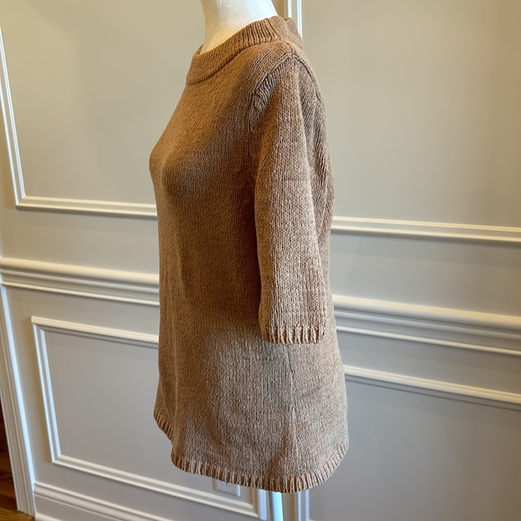 Talbot’s Tan Short Sleeve Sweater - Picture 4 of 8